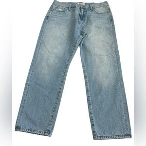 Madewell Perfect Summer Jean Women’s  31 Light Wash Straight Crop Mid Rise